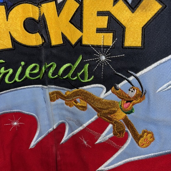 2006 JH Design Disney Daytona 500 Jacket Mickey Racing Jeff Hamilton Youth 2XL - Picture 5 of 16